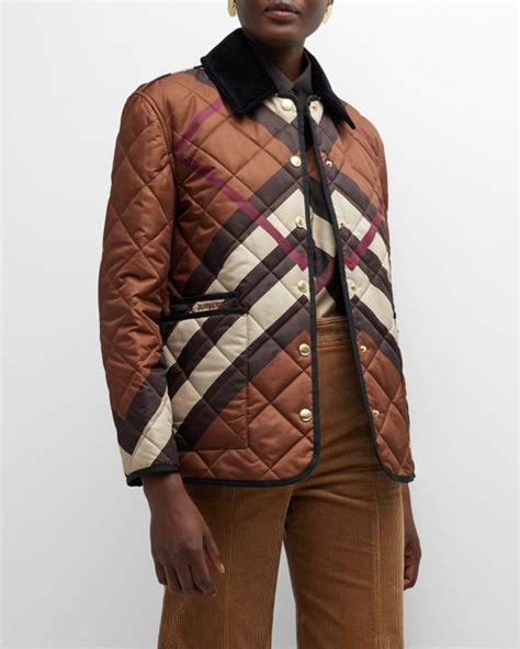 Burberry Dranefeld Check Puffer Coat 